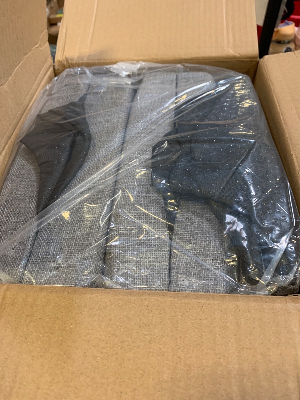 Photo 1 of Crispedia Dog Stairs for Small Dogs with Storage, 4-Step Wider Pet Steps for High Bed and Couch, Folding Dog Ramp for Large Dogs & Older Cats, Hold Up to 200 lbs (38x17x22 inch, Grey, 4)