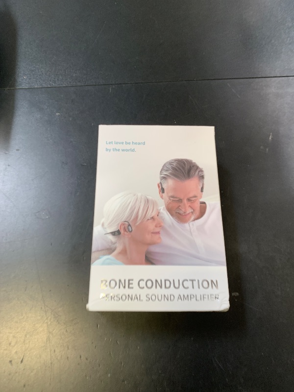 Photo 1 of Bone Conduction Personal Sound Amplifier - Open-Ear Design for Comfortable Daily Use, Ultra Lightweight 25g, Up to 10-Hour Battery, IPX5 Water Resistant