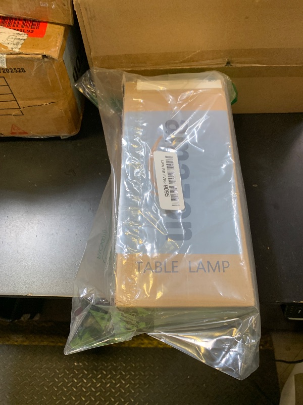 Photo 1 of ?Upgraded?Bedside Table Lamp Touch Control, with USB C+A Charging Ports & Dual AC Outlets, 3-Way Nightstand Lamp for Bedroom with LampShade Living Room Office(LED Dimmable Bulb Included)