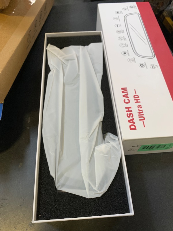 Photo 1 of 3 Channel Mirror Dash Camera for Cars, Triple Rear View Mirror with Front 4K/3K, Inside and Rear 1080P with WiFi, G-Sensor, Night Vision, Reverse Assist, Parking Monitoring (Include 64GB Card)