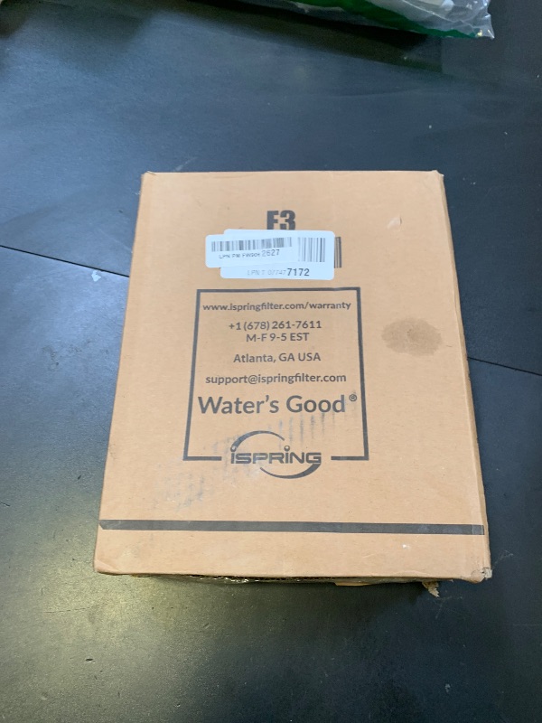 Photo 1 of iSpring F3 NSF Certified 6-Month Prefilter Replacement Water Filter Cartridge Pack Set for Standard Reverse Osmosis RO Systems