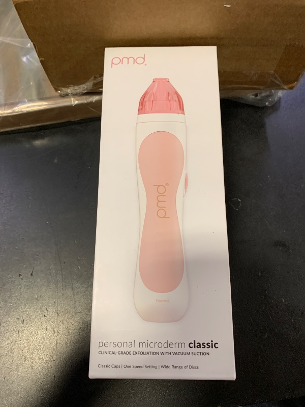 Photo 1 of PMD Personal Microderm Classic for At-Home Use, Facial Exfoliator Tool, Microdermabrasion Machine Kit for Face and Body Skincare, Blush