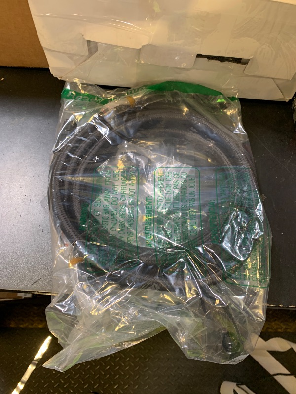 Photo 1 of 6AN Transmission Cooling Line Hose Compatible with 4L60 700R4 TH350 TH400 7 Ft Long Hose Fitting Nylon Stainless Steel Braided Lines