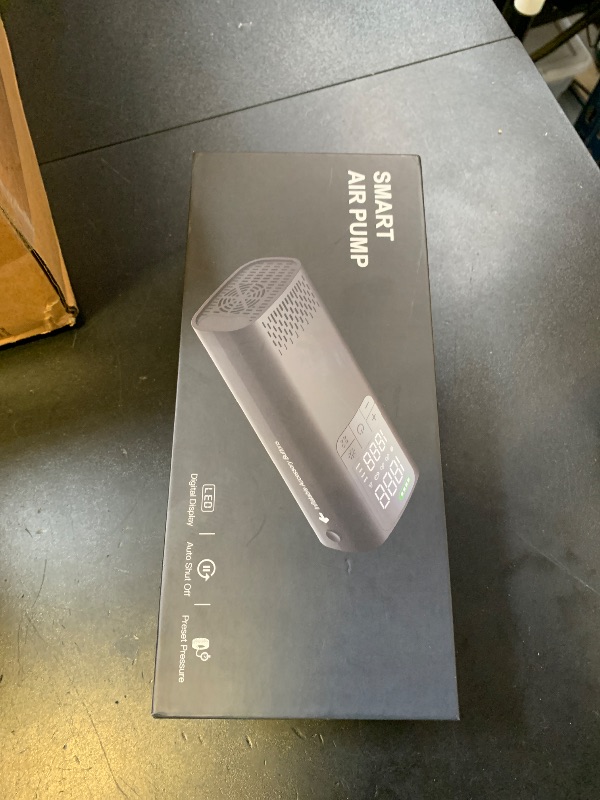 Photo 1 of BBD Car Tire Inflator Portable Air Compressor,0.8 Min Full Inflation 160 PSI Digital Electric Auto Air Pump with Pressure Gauge,Type-c Charging Cable,Emergency LED Light for Car Bike Balls Motorcycle