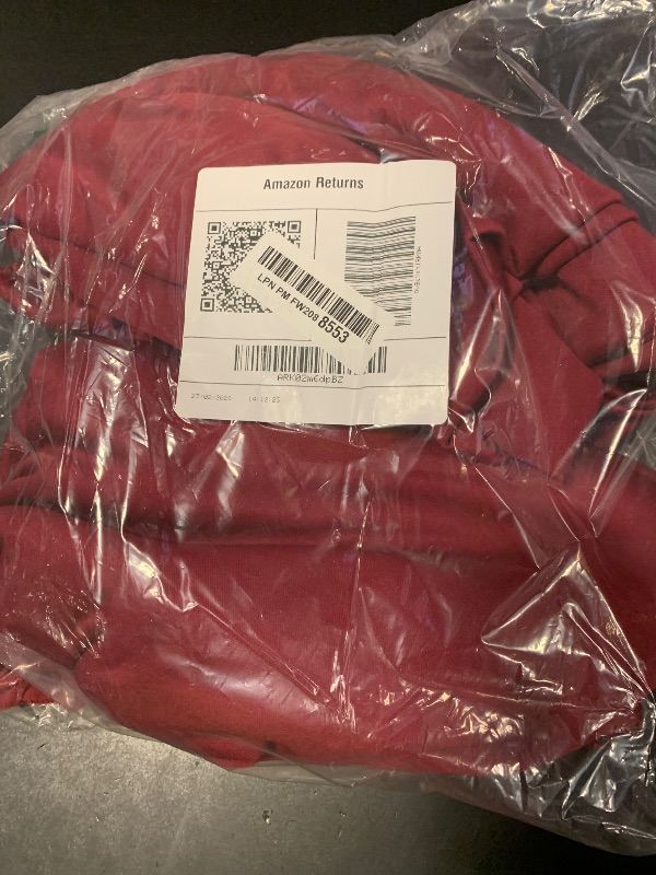 Photo 1 of 10 x 7 Feet Burgundy Backdrop Curtain for Partie, Background Curtains for Photoshoot, Birthday, Wedding, Halloween, Thanksgiving, Christmas Day, New Year Party Decorations 5Ft x 7Ft, 2 Panels