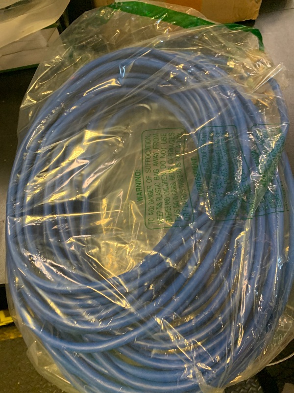 Photo 1 of Southwire Coldflex 12/3 Heavy-Duty Extension Cord, 100Ft, Cold Weather Cord, SJTW, Blue, 2569