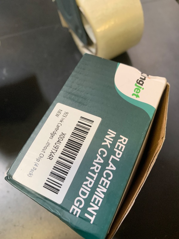 Photo 1 of Kingjet 923 Ink Cartridges Combo Pack Replacement for HP 923 Ink Cartridges for HP Printers, Work for HP OfficeJet Pro 8130e 8135e 8139e 8138e 8122e 8124e 8120e Printer for HP923 Ink, 4-Pack