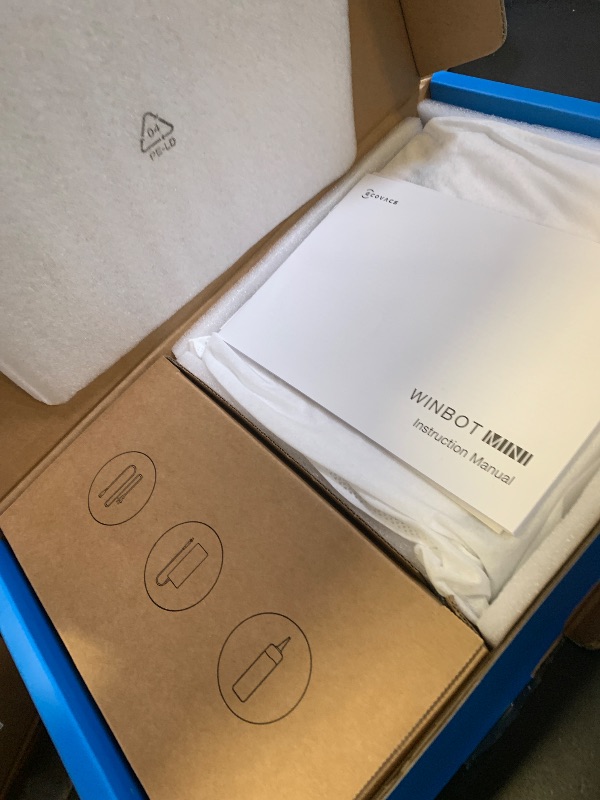 Photo 1 of ECOVACS WINBOT Mini Window Cleaning Robot - Compact Design, Dual Nozzles with Ultrasonic Spray, 9-Stage Protection System, Intelligent Path Planning, 3 Cleaning Modes, Anti-Slipping System