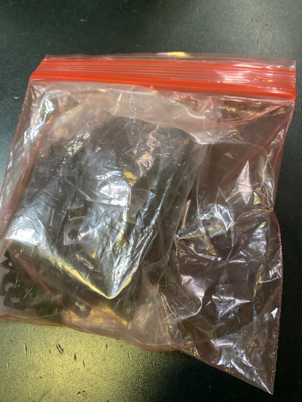 Photo 1 of 1/4 Inch Conduit Clamps 60Pcs, Iron Pipe Strap Clamp, Two Hole U Bracket for Pipe, Tube, Cable, or Wire Cord Installation, Black Conduit Clip