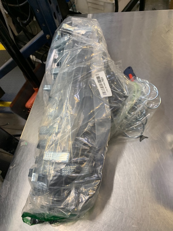 Photo 1 of **INCOMPLETE**Amazon Basics Velvet, Non-Slip Skirt Clothes Hangers with Clips, Organize Pants and Skirts, Black/Silver, Pack of 50