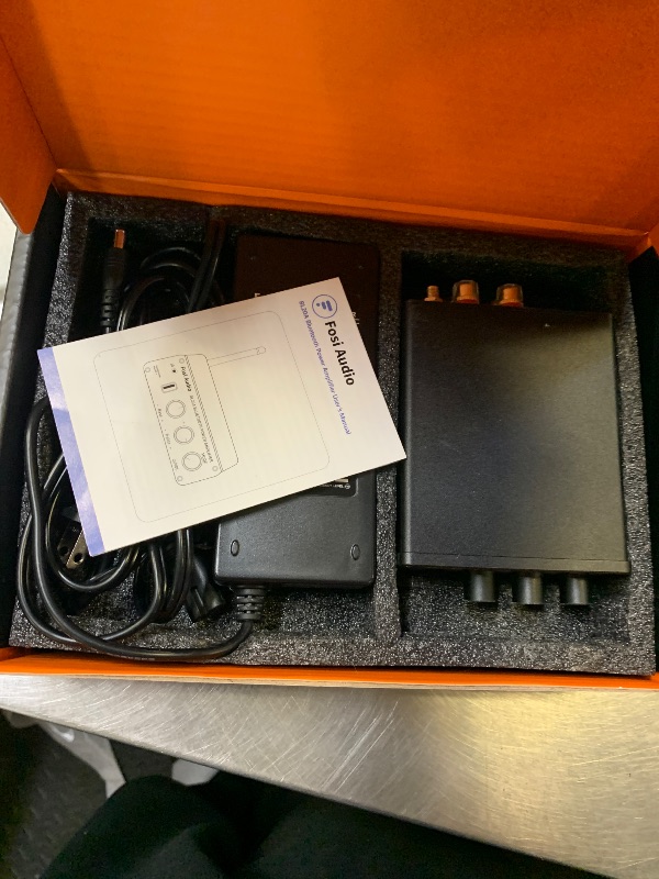 Photo 1 of Fosi Audio BL20A 200W Bluetooth 5.0 Home Audio Stereo Amplifier Hi-Fi Mini Class D Integrated Amp with U-Disk/3.5MM AUX/RCA Input and Remote Control for Home Passive Theater Speaker with Power Supply