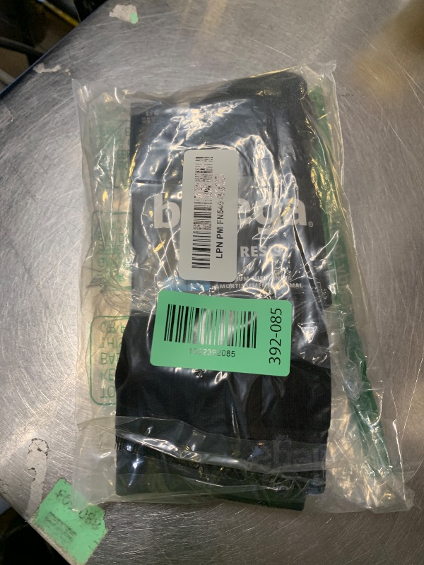 Photo 1 of Balega Blister Resist Performance Crew Athletic Running Socks for Men and Women (1 Pair), Black, Large