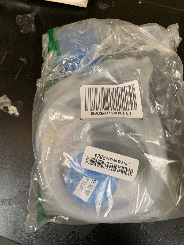 Photo 1 of 1 Set 1/4" ID Silicone Tubing, High Temp Pure Silicone Hose for Replacement for Drinking Water Pump and Desktop Water Dispenser Tubing (1 Hose 1 Steel Head 1 Blue Cover)