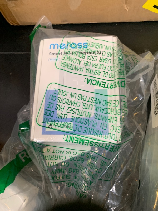 Photo 1 of meross Matter Smart Thermostat for Electric Baseboard Heater, Works with Alexa, HomeKit, Google, SmartThings, Programmable WiFi Thermostat for House, Energy Saving, App & Voice Control for Smart Home