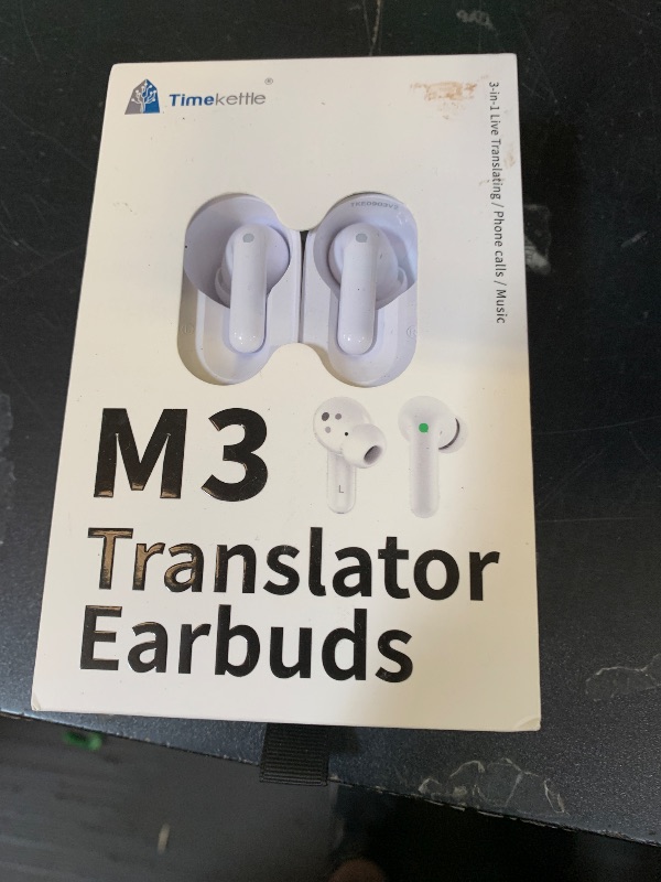 Photo 1 of Timekettle M3 3 in 1 Language Translation Earbuds,43 Languages & 96 Accents, Offline Translator, No Subscription,for Exploring Expat Life Freely, APP Compatible with iOS & Android