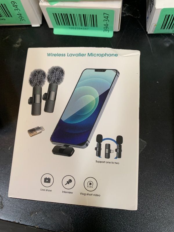 Photo 1 of Professional Wireless Microphone for iPhone,iPad,Android, Lavalier Lapel Mic for Video Recording, Mini Mic Crystal Clear Recording with USB-C for Content Creators Vlog YouTube Tiktok Podcast Interview