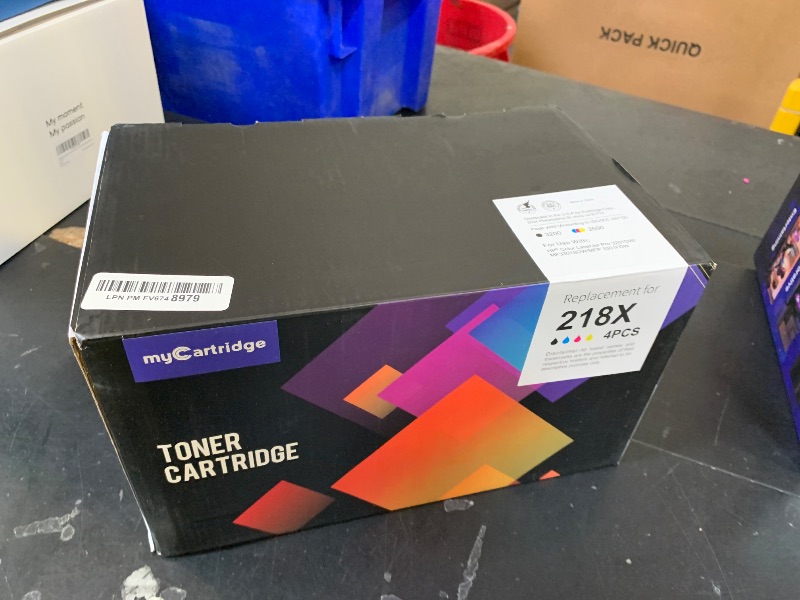 Photo 1 of 218X Toner Cartridges 4 Pack High Yield (with Chip) Compatible Replacement for HP 218X 218A for Color LaserJet Pro 3201dw MFP 3301fdw 3301cdw 3301sdw Printer Ink W2180X W2180A (BCMY, 4-Pack)LPNPMFV6748979
