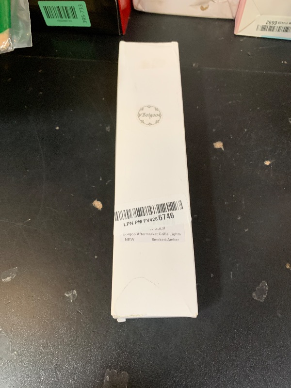 Photo 1 of Boigoo Truck Front Grille Light Compatible with Ford F150 Raptor 2004-2019 & Dodge Ram 1500 2013-2018 Raptor Style Aftermarket Grilles, Trucks Grid Decorative Yellow LED (Amber Lights Smoked Lens)