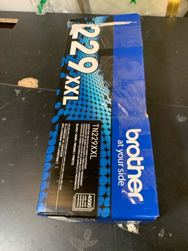 Photo 1 of Brother Genuine TN229XXLBK Black Super High Yield Printer Toner Cartridge - Print up to 4,500 Pages(1), Compatible with HL-L3295CDW, HL-L8245CDW, MFC-L3780CDW, and MFC-L8395CDW Printers