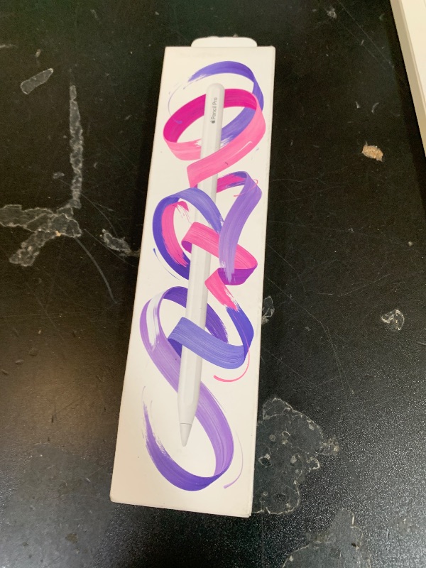 Photo 1 of Apple Pencil Pro: Latest Model - Device Compatibility Check Required - Pixel-Perfect Precision, Tilt and Pressure Sensitivity, Perfect for Note-Taking, Drawing, and Art. Charges and Pairs Magnetically