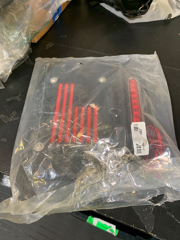 Photo 1 of TIOYAR Spare Tire Delete License Plate Relocation Kit w/Plate Illuminate Light & Third Brake Light Compatible with 2007-2017 Jeep Wrangler JK JKU