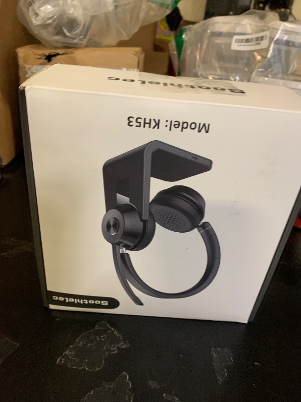 Photo 1 of (Upgraded Version) Wireless Headset, Bluetooth Headset with Noise Cancelling Microphone, Best Headphones with Mic Mute & USB Dongle for PC/Computer/Laptop/Cell Phones/Remote Work/Call Center