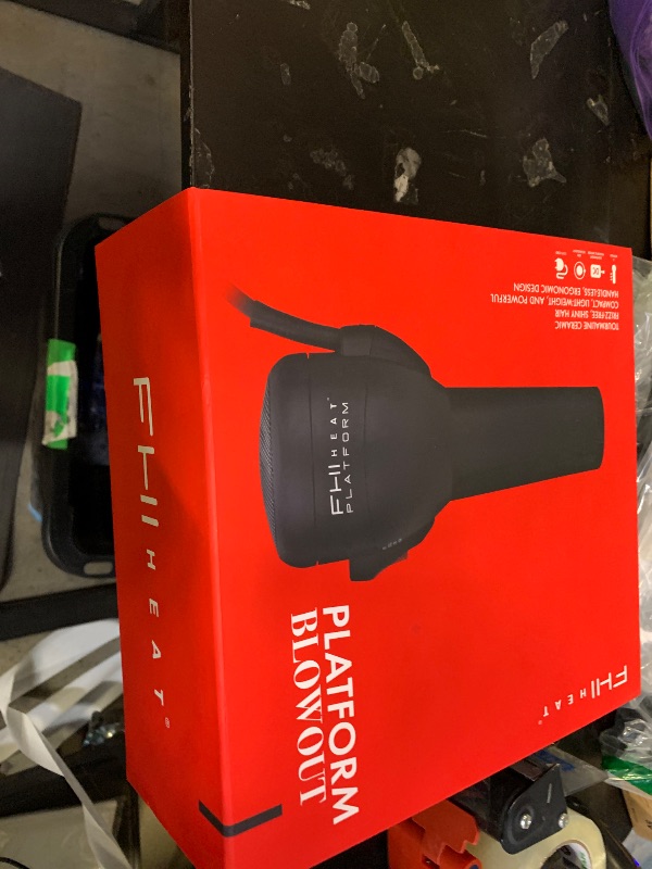 Photo 1 of FHI Heat Platform Blow Out Handle-Less Negative Ion Hair Dryer — Lightweight Blow Dryer w/ HydraHeat for Frizz-Free Styles — Hairdryer with Diffuser Attachment, Nozzle, Comb — Handleless Hair Dryer