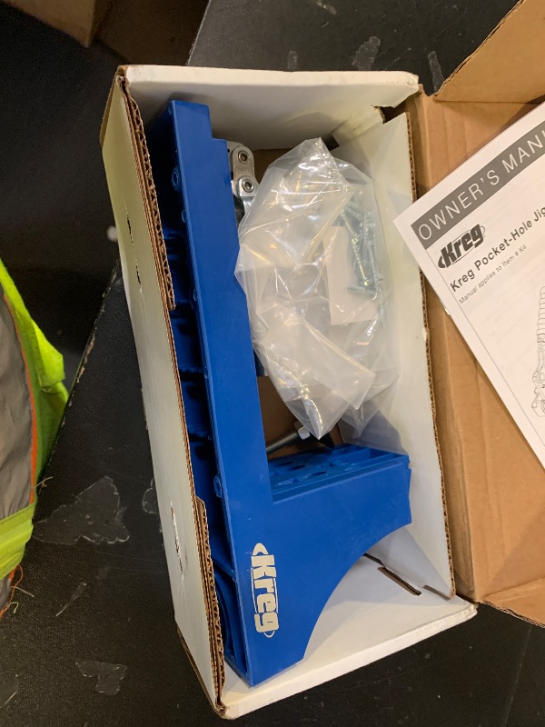 Photo 1 of Kreg K4 Pocket Hole Jig - Adjustable, Versatile Jig for Strong Joints - Create Perfect, Rock-Solid Joints - Easily Adjustable Drill Guides - For Materials 1/2" to 1 1/2" Thick