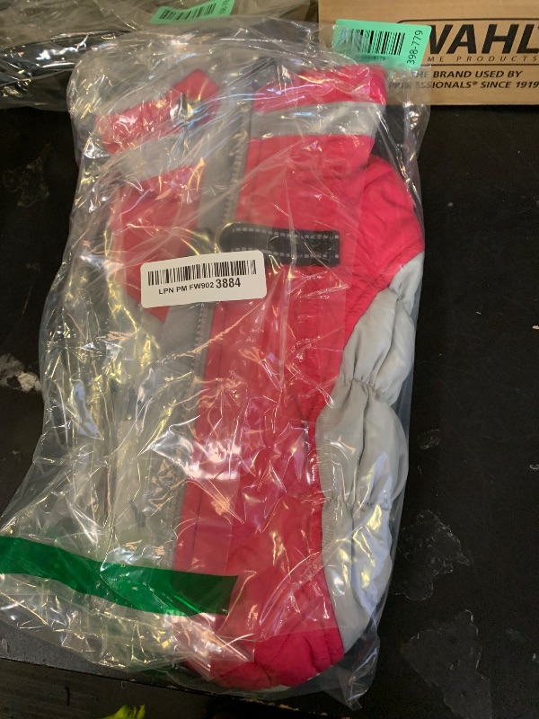 Photo 1 of FUAMEY Dog Coat for Small Dogs,Waterproof Dog Winter Jacket with Harness Built in Puppy Cold Weather Coats Reflective Pet Vest with Zipper Warm Fleece Dogs Snowsuit Windproof Pink S