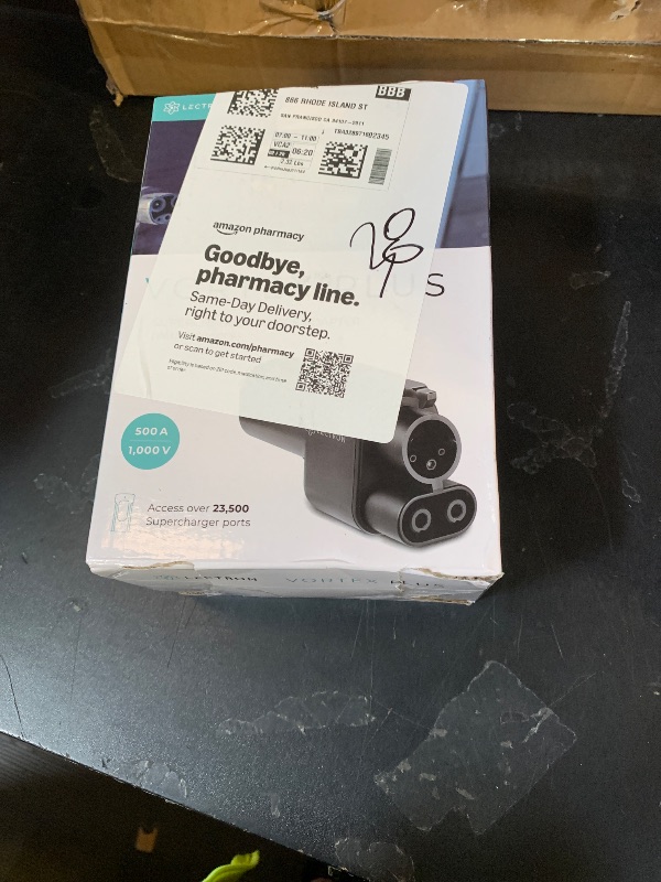 Photo 1 of Lectron NACS to CCS Electric Vehicle Adapter with Interlock - (500A/1,000V) - Compatible with Tesla Superchargers - CCS1 EV Fast Charging with Vortex Plus [Check Automaker for Compatibility] - UL 2252