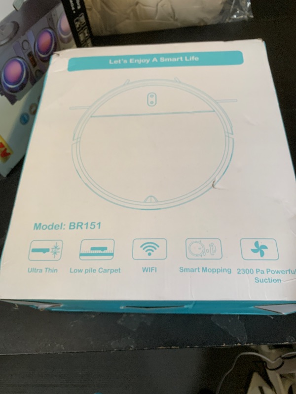 Photo 1 of ZCWA Robot Vacuum and Mop Combo,2.4GHz WiFi Link Vacuum Robot,4 Cleaning Mode Robotic Vacuums Cleaner,APP/Remote Aspiradora Robot,Self-Charging Robot Vacuum for Pet Hair,Stains,Carpets,Corner