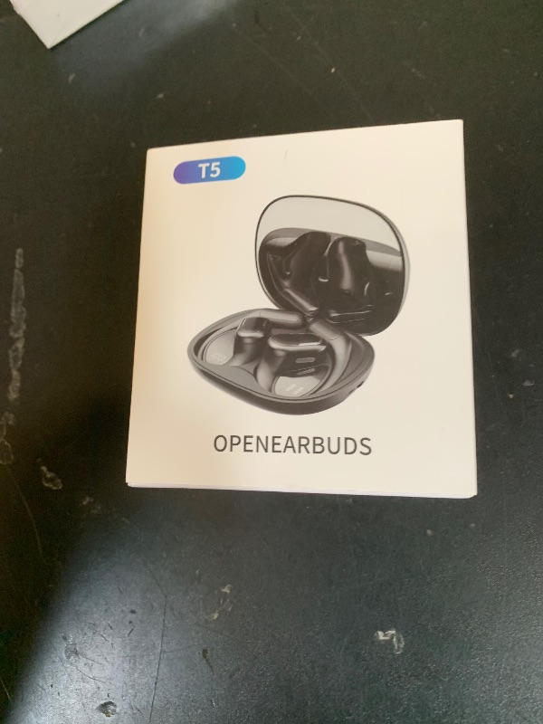 Photo 1 of TRAUSI Bluetooth 5.4 Headphones with LED Display, Open Ear Earbuds, ENC Noise Cancelling, IPX5 Waterproof, 46Hrs Playtime, Ergonomic Earhook Design for Running, Workout, Sports