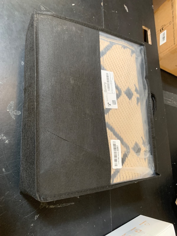 Photo 1 of Smiry Outdoor Rug 5x8 ft, Waterproof Reversible Plastic Straw Rugs, Boho Outdoor Area Rug, Outside Floor Mat for Patio, Backyard, Deck, Picnic, Beach, Camping, Beige