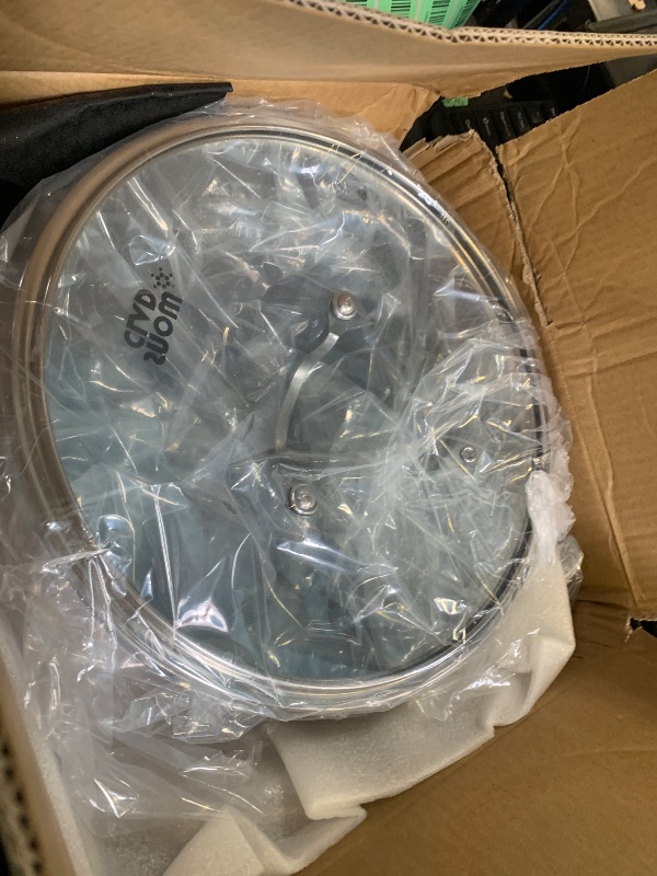 Photo 1 of OATOFP Non Stick Frying Pans 12 inch, Hybrid Frying Skillets Nonstick with Lid,non stick Stainless Steel Pans, Dishwasher and Oven-Safe Chef Pan, Induction Compatible Cooking Pan, PFOA Free Cookware