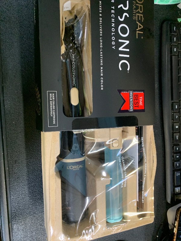Photo 1 of L'Oreal Paris Colorsonic Permanent Hair Dye Coloring Device for Root Touch Up, All Over Color, and Gray Coverage, Mistake-Free Application (Hair Color Cartridge Sold Separately)