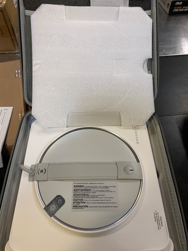 Photo 1 of ECOVACS WINBOT W2S Window Cleaning Robot, Intelligent Edge-to-Edge Cleaning with TruEdge Scrubbers, 3 Water Nozzles, 10-Level Safety System, Win-SLAM 4.0 Route Planning, Even Climbing System