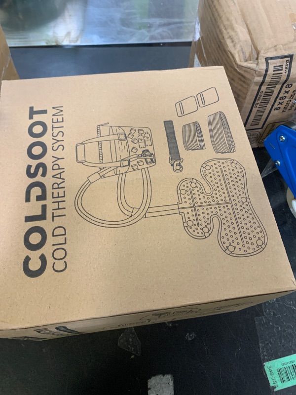 Photo 1 of COLDSOOT Cold Therapy Machine for Shoulder with Programmable Timer, Portable Ice Machine for Shoulder After Surgery, Lightweight Replacement Recovery System, Cryotherapy Pain Relief w/Compression Pad