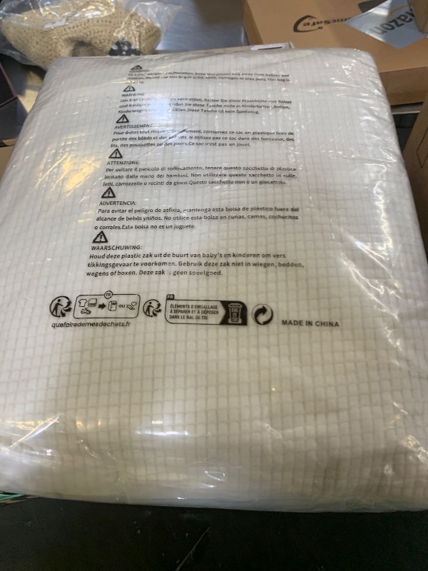 Photo 1 of PrinceDeco T Cushion Sofa Slipcover 3 Pieces Sofa Covers for T Cushion Couch Soft Couch Covers Sofa Slip Cover Furniture Covers with 2 Individual T Shape Seat Covers Width Up to 88", Ivory