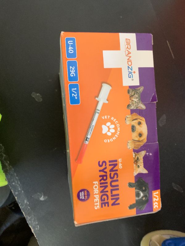 Photo 1 of insulin syringe for pets 
