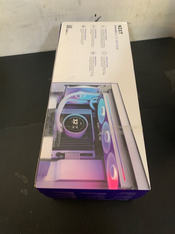 Photo 1 of NZXT Kraken Elite 360 RGB 2024 - AIO CPU Liquid Cooler - 360mm Radiator - F360 RGB Core Fan - Customizable 2.72" IPS LCD - NZXT Turbine Pump - AMD® AM5, AM4 - Intel® LGA 1851/1700, 1200/115X - White