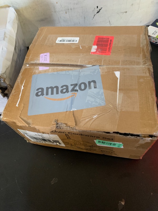 Photo 1 of **USED, INCOMPLETE** Astercook Non Stick RV Pots and Pans Ceramic Kitchen Cookware Set with Detachable/Removable Handle, Oven Safe, Induction Ready, Stackable, Black