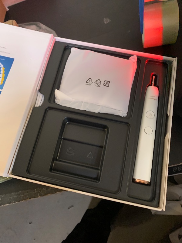 Photo 1 of Philips Sonicare DiamondClean Smart 9750 Electric Toothbrush, Sonic Toothbrush with App, Pressure Sensor, Brush Head Detection, 5 Brushing Modes and 3 Intensity Levels, Rosegold, HX9924/67