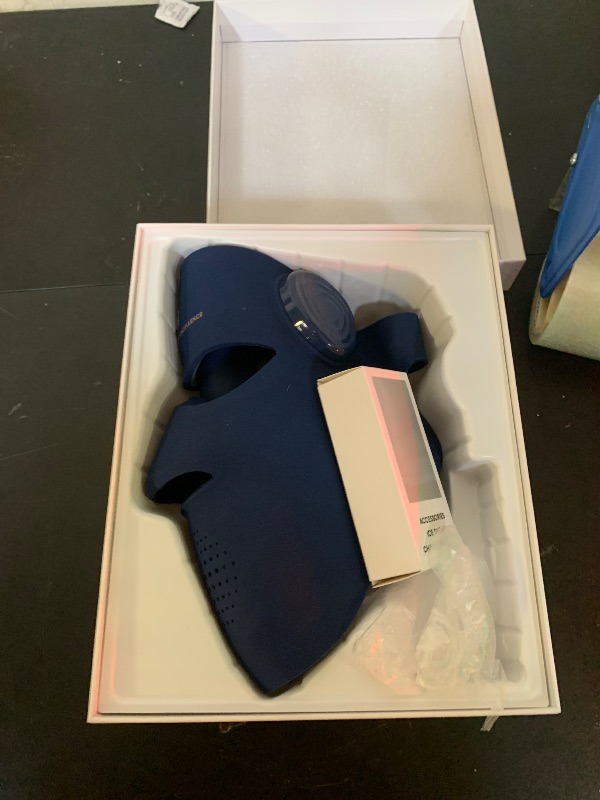 Photo 1 of INIA Glow 4D Wireless Red Light Therapy Mask for face – Dual NIR, 320 LEDs, 4 Modes, Under-Eye Cooling, Cordless & Rechargeable LED Face Mask for Home & Travel, Skincare Gifts for Women Mom Wife, Blue