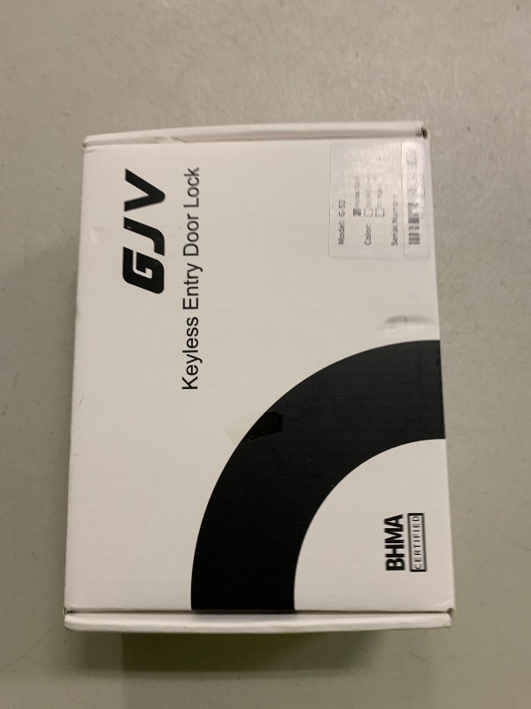 Photo 1 of Keyless Entry Door Lock, GJV Fingerprint, Smart Lock for Front Door, Keypad Deadbolt for Hotel Office Airbnb Home & Apartment - Matte Black