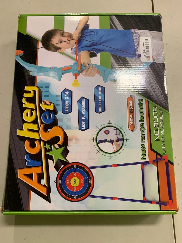 Photo 1 of 2 Pack Bow and Arrow Set for Kids, Light Up Archery Set with 14 Suction Cup Arrows, Archery Targets Outdoor Games for Kids Ages 4-8 8-12, Birthday Gifts Toys for 5 6 7 8 9 10 11 12 Year Old Boys Girls