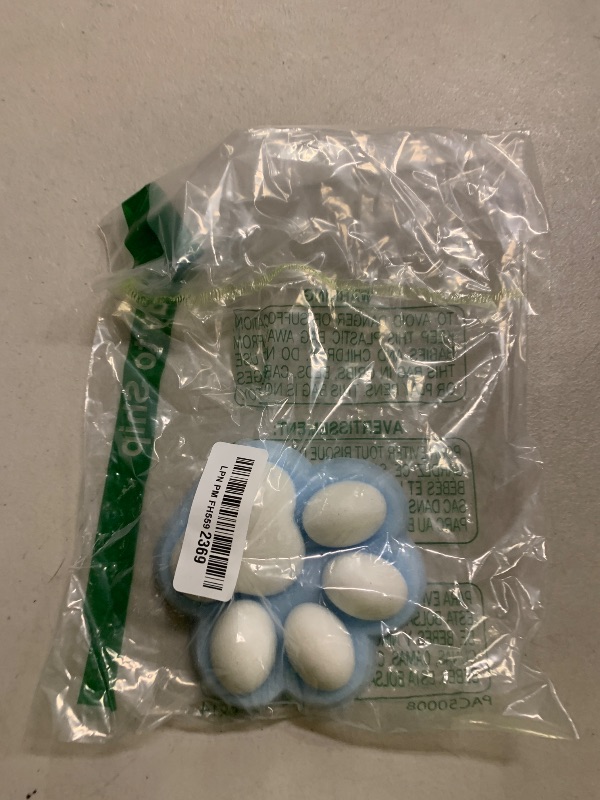 Photo 1 of 1pcs Blue Squishy Cat Paw Squishy Toy,5 Inches Big FuFu cat Squeeze Paw,Cute Soft Squeeze Fidget Toys Squeeze Toys for Stress Relief Pinch Family Toys Gifts for Kids Adults