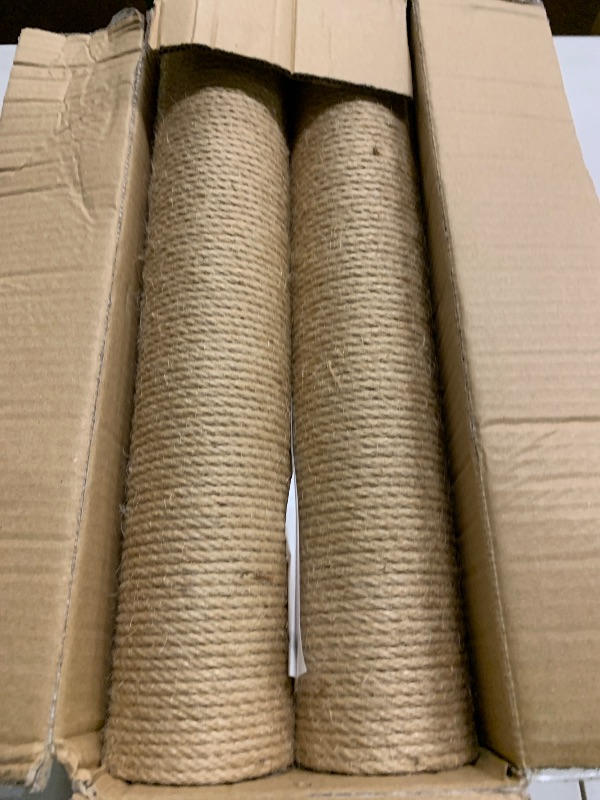 Photo 1 of 2-Pcs 34'' Wall Mounted Cat Scratcher for Large Cats, Tall Scratching Posts, Corner Cat Climbing Pole for Indoor Cats Climb Stretch Play, Wooden