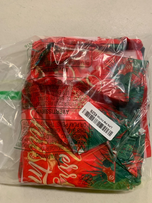 Photo 1 of 3 Pcs Plastic Christmas Tablecloths, 54*108 Inch Disposable Tablecloths with Santa Claus & Reindeer Pattern for Rectangle Tables, Merry Christmas Party Decoration (3 Pack)