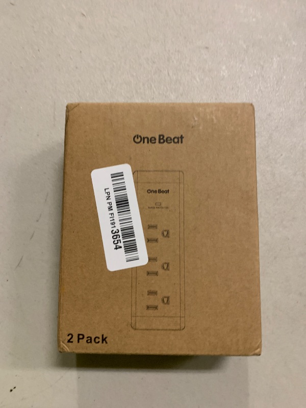 Photo 1 of 2 Pack Surge Protector Outlet Extender with Rotating Plug, 9 AC Multi Plug Wall Outlet Expander, 1800J Wall Charger, 3-Sided Power Strip Electrical Plug Adapter Outlet Splitter for Home Office Dorm