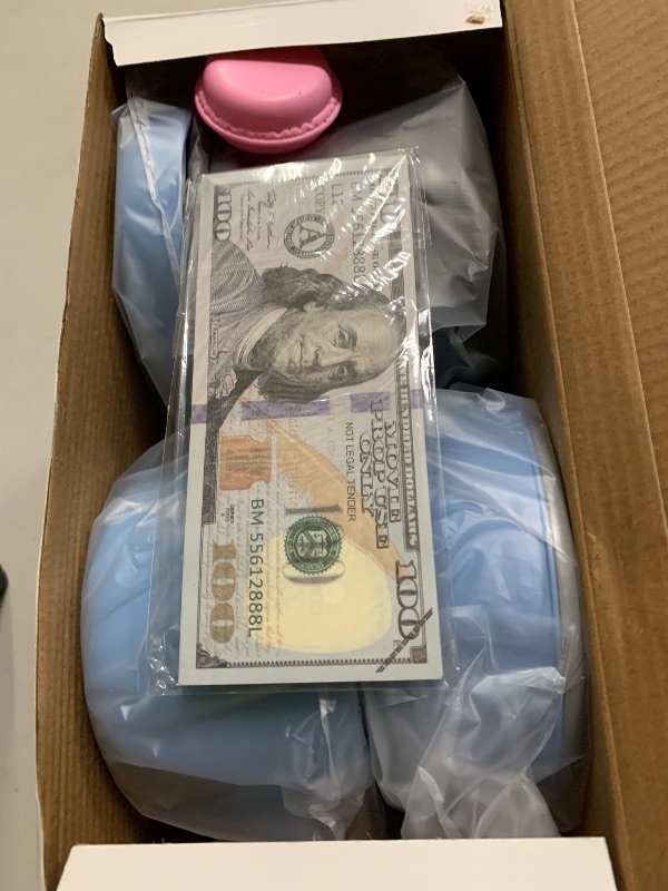 Photo 1 of 130Pcs Kitchen Playset, Toddler Pretend Cooking Play Pots, Pans, Utensils Cookware, Daily Food Fruit Veges, Shopping Storage Basket, Dessert, Prop Money, Learning Gift for Child (Blue)